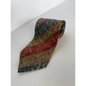 HUNTING HORN J.‎ RIGGINGS Men's SILK Tie Striped 55”x4”